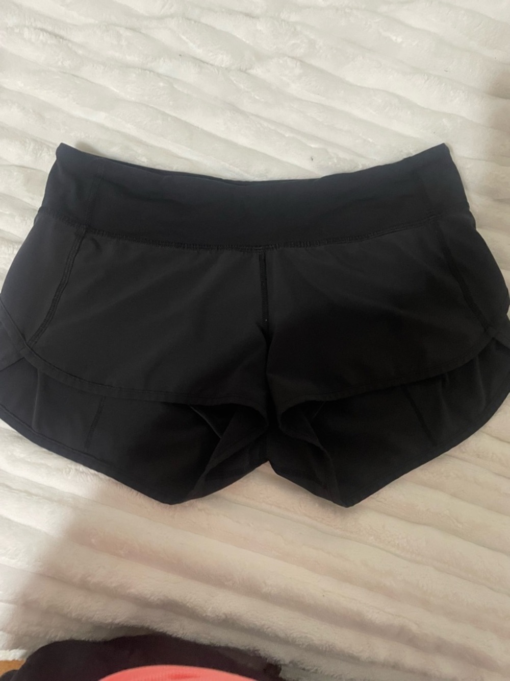 Lululemon Women's Black Athletic Layered Running Shorts